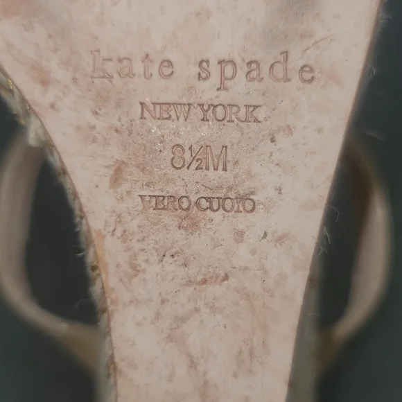 Kate Spade Sandals Sz 8.5 - Picture 6 of 7